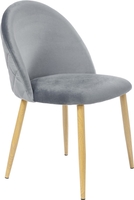 Стул Mio Tesoro Симона DC-125-G062 (серый/дерево, G062-40) - фото