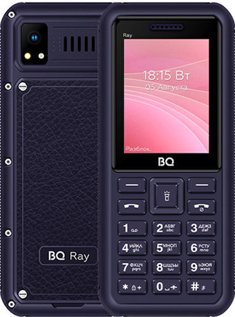 Кнопочный телефон BQ-Mobile BQ-2454 Ray (темно-синий) - фото