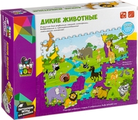 Коврик-пазл Bondibon Baby You Дикие животные ВВ2822 - фото