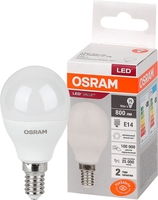 Светодиодная лампочка Osram LED Value Р75 10Вт Е14 4000К - фото