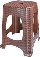 Табурет Эльфпласт Ротанг большой EP255 (коричневый) - фото