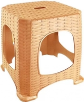 Табурет Эльфпласт Ротанг большой EP256 (бежевый) - фото