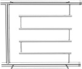 Полотенцесушитель Ростела Степ ДУ-32 1 1/4" 60x70 см - фото