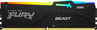 Оперативная память Kingston FURY Beast RGB 16ГБ DDR5 5200 МГц KF552C40BBA-16 - фото