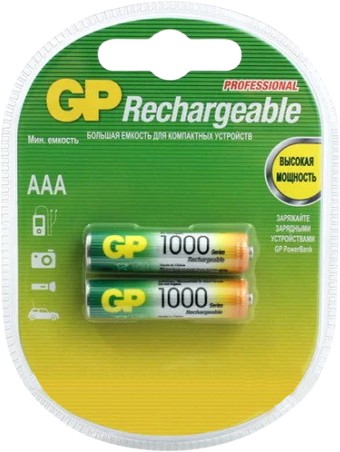 Аккумулятор GP AAA 950mAh 2шт - фото