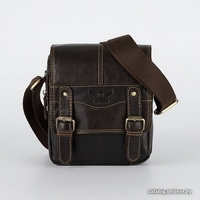 Сумка через плечо Poshete 196-3490-DBW (коричневый) - фото