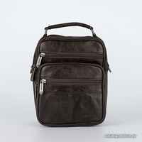 Сумка через плечо Poshete 252-8301-DBW (коричневый) - фото