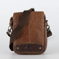 Сумка через плечо Poshete 253-1272-8-BRW (коричневый) - фото