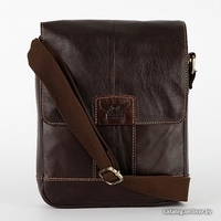 Сумка через плечо Poshete 253-6507-31-DBW (коричневый) - фото