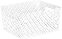 Корзина Альтернатива Плетенка М3501 (белый) - фото