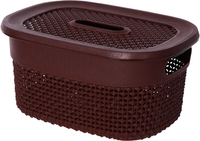 Корзина Эльфпласт Ariana EP560 (6 л, коричневый) - фото