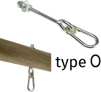 Подвес для качелей KBT сквозной тип O М10 100 мм 811.002.010.001 - фото