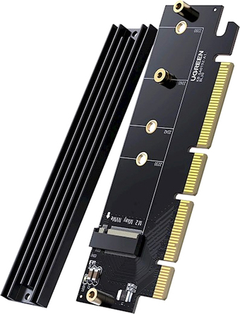 Адаптер Ugreen CM465 30715 PCI Express 4.0x16 - M.2 NVMe - фото