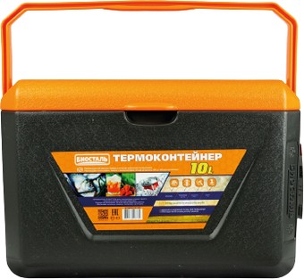 Термобокс BIOSTAL CB-G 10л (черный/оранжевый) - фото