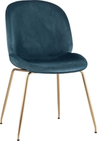 Стул Stool Group Турин 8329 (бархат маренго/золото) - фото