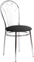 Стул Белс Венус Chrome V 450350/V4 (кожзам черный) - фото