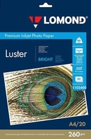 Фотобумага Lomond Bright Luste A4 260 г/м2 20 л 1103400 - фото