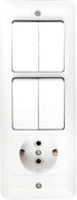 Блок розеток Bylectrica 4В-РЦ-704 (белый) - фото