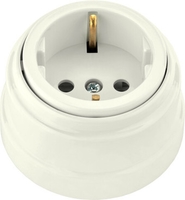 Розетка Bylectrica РА16-0202 (бежевый) - фото