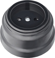 Розетка Bylectrica РА16-0205 (черный) - фото