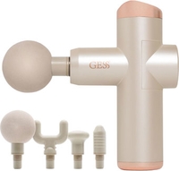 Перкуссионный массажер Gess Revolver GESS-877 Mini (бежевый) - фото