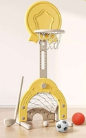 Баскетбольная стойка Perfetto Sport Гольф PS-074-Y (жёлтый) - фото