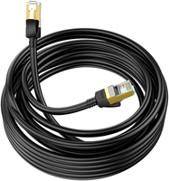 Кабель Hoco US02 RJ45 - RJ45 (5 м, черный) - фото