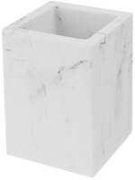 Стакан для зубной щетки и пасты Perfecto Linea 35-000003 (белый) - фото