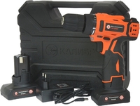 Дрель-шуруповерт Калибр ДА-16/2 76622 (с 2-мя АКБ, кейс) - фото