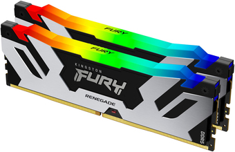 Оперативная память Kingston FURY Renegade RGB 2x16ГБ DDR5 6400МГц KF564C32RSAK2-32 - фото