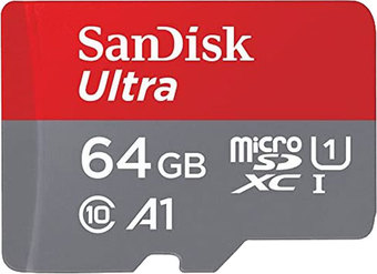 Карта памяти SanDisk Ultra SDSQUAB-064G-GN6MN microSDXC 64GB - фото