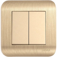 Выключатель Luxar Deco 10.011.05 (шампань) - фото