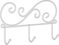 Вешалка для одежды ЗМИ Кружева 3 ВН 275 (белый) - фото