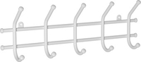 Вешалка для одежды ЗМИ Норма 5 ВН 24 (белый) - фото