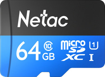 Карта памяти Netac P500 Standard microSDXC 64GB NT02P500STN-064G-N - фото