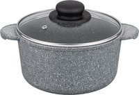 Кастрюля Elan Gallery Гармония вкуса 120713 (серый мрамор) - фото