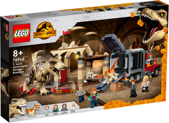 Конструктор LEGO Jurassic World 76948 Побег атроцираптора и тираннозавра - фото