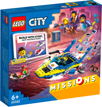 Конструктор LEGO City 60355 Детективные миссии водной полиции - фото