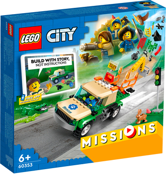 Конструктор LEGO City 60353 Миссии по спасению диких животных - фото