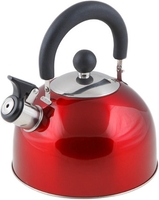 Чайник со свистком Perfecto Linea Holiday 52-121515 (красный металлик) - фото