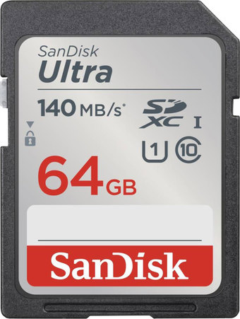 Карта памяти SanDisk Ultra SDXC SDSDUNB-064G-GN6IN 64GB - фото