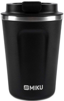 Термокружка Miku 380мл (черный) - фото