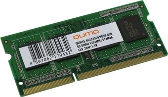 Оперативная память QUMO 4ГБ DDR3 1333 МГц QUM3S-4G1333K9R - фото