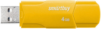 USB Flash SmartBuy Clue 4GB (желтый) - фото