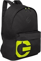 Городской рюкзак Grizzly RQL-317-3 (черный/салатовый) - фото