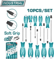 Набор отверток Total THT250610 (10 предметов) - фото