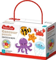 Мозаика/пазл Baby Toys Обитатели моря 04119 - фото