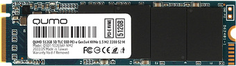 SSD QUMO Novation M2 NVMe 512GB Q3DT-512GSKF-NM2 - фото