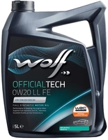 Моторное масло Wolf OfficialTech 0W-20 LL FE 5л - фото