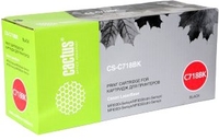 Картридж CACTUS CS-C718BK (аналог Canon 718 Black (2662B002AA)) - фото